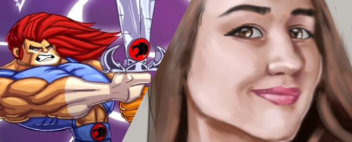 New Illustrations! Joanna and&nbsp;Lion-o